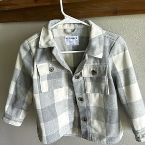 Girls Plaid Coat